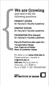 Senior Faculty Graphic Design Job In Pune Learning
