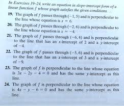 A Linear Function F Whose Graph