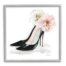 Black Heels Chic Fashion Shoes