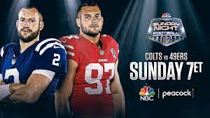 SNF' 49ers take on the Colts in crucial ...