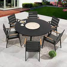 Outdoor Metal Round Dining Table