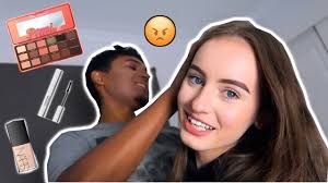 makeup on sleeping boyfriend prank