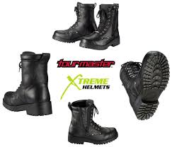 Details About Tourmaster Coaster Wp Boots Cruiser Motorcycle Leather Waterproof Breathable