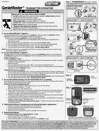 genie master remote programming