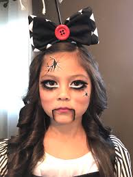 easy halloween ed doll makeup tutorial