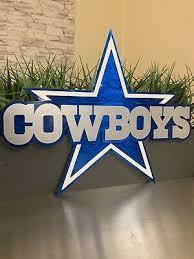 Cowboys Logo Metal Wall Art Decor