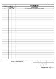 Standard Form 510 Nursing Notes Template Printable Pdf