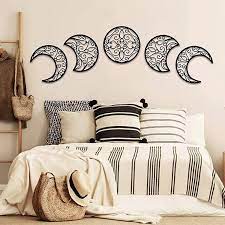 witchy decor wall hanging moon