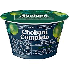 chobani complete greek yogurt key lime
