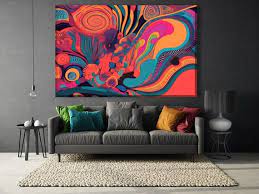 Print Canvas Retrostyled Artwork