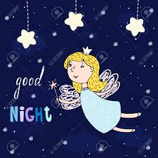 Cartoon good night s sleep. Good Night Card Hand Drawn Cute Cartoon Fairy Vector Illustration Royalty Free Cliparts Vectors And Stock Illustration Image 93704670