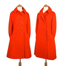 Womens Vintage Coat Long Coat Pea Coat