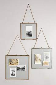 Golden Hanging Glass Photo Frames For