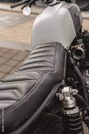 Leather Motorcycle Seat Custom Bike