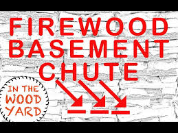 231 Diy Firewood Chute Moving Wood
