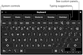 use the accessibility keyboard on mac