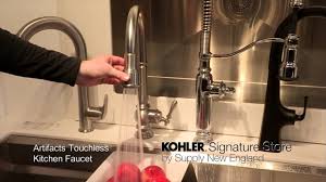 kohler artifacts touchless kitchen