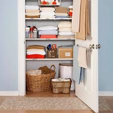 Shelves and drawers should be clean and freshly painted or lined (unfinished wood can stain the make this space as neat and functional as possible. 6 Ways To Get More Space Out Of A Tiny Linen Closet Apartment Therapy