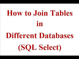 join tables from diffe databases