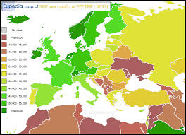 economic wealth maps of europe