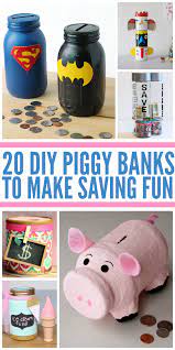 20 fun diy piggy banks that encourage