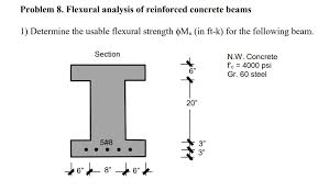 solved problem 8 flexural ysis of