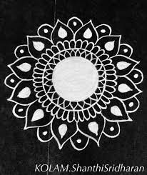 Pin By Shanthi Sridharan Kolam On Black And White Kolam In
