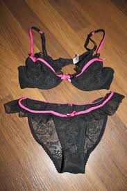 Victoria's secret panties ( oem project). Free Necessary Objects 34b Lace Pink Black Bra Panty Set Lingerie Sexy Like Victoria Secret Other Women S Clothing Listia Com Auctions For Free Stuff