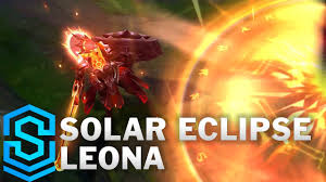* 蝕の光 ソ chapters 0:00 barbecue leona 2:25 defender leona 4:47 iron solari leona 7:09 lunar eclipse. Lunar Eclipse Leona Skin Spotlight League Of Legends Youtube
