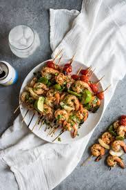 easy grilled shrimp skewers isabel eats