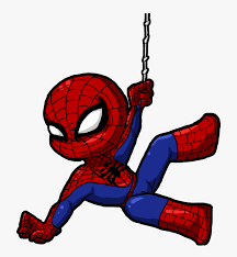 kid clipart spider spiderman cartoon