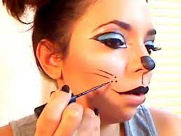 kitty cat halloween makeup you