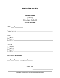 36 free doctor note templates for work