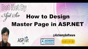 how to design master page in asp net