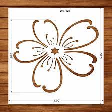 Flower Stencils For Wall Decor Painting