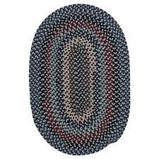wool blend round braided area rug