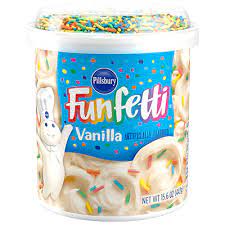 Funfetti Vanilla Icing gambar png