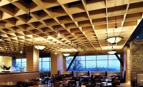 wooden ceiling decoration