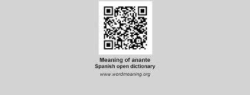 ANANTE - Spanish open dictionary