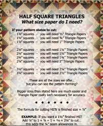 Half Square Triangle Chart Lisa Bongeans Web Blog