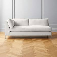 White Performance Fabric Sofa