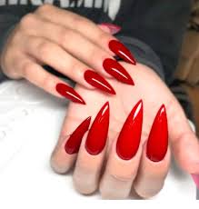 19 simple acrylic nail designs 2017. Red Acrylic Nails Designs Miladies Net