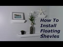 Install Floating Shelves On A Wall