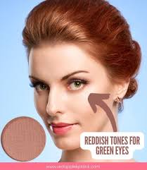 best eyeshadows for green eyes red