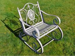 Rocking Chair Antique Grey