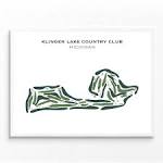 Buy the best printed golf course Klinger Lake Country Club ...