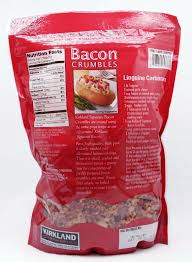 1 bag kirkland signature bacon crumbles