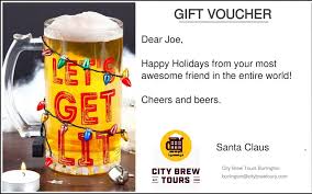 nyc brew tour gift certificate