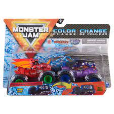 It is a teammate to grave digger, and is driven by ryan anderson, the second son to dennis anderson, as the name implies. Monster Jam Official Bakugan Dragonoid Vs Sonuva Digger Color Changing Die Cast Monster Trucks 1 64 Scale Walmart Com Walmart Com