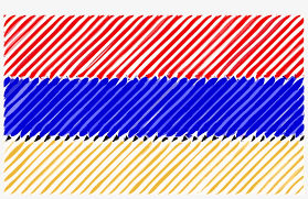 These bands have equal width, and from top to bottom the colors are red, blue, and orange, respectively. This Free Icons Png Design Of Armenia Flag Linear Transparent Png 2400x1438 Free Download On Nicepng